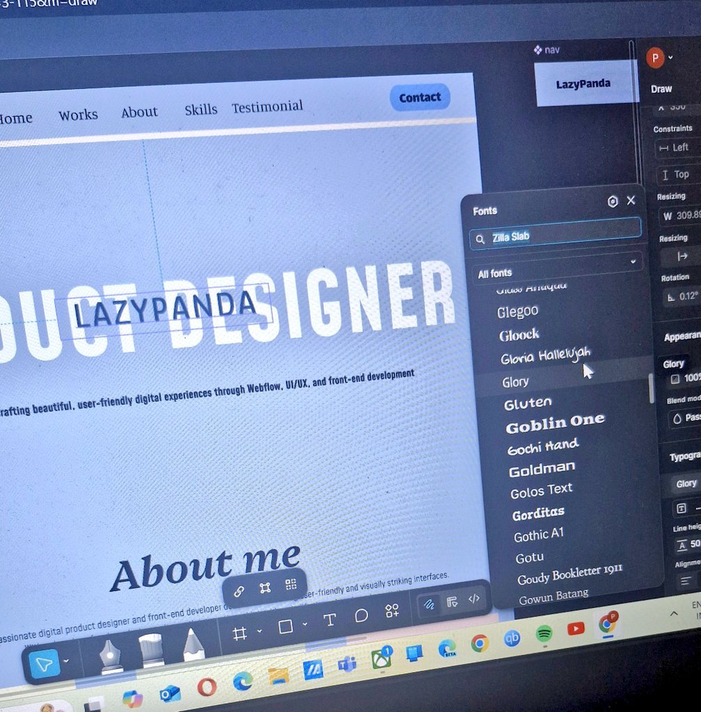 panda_lazy8894's tweet image. Endless font scrolling🫠

#designs #figma #learningdesign