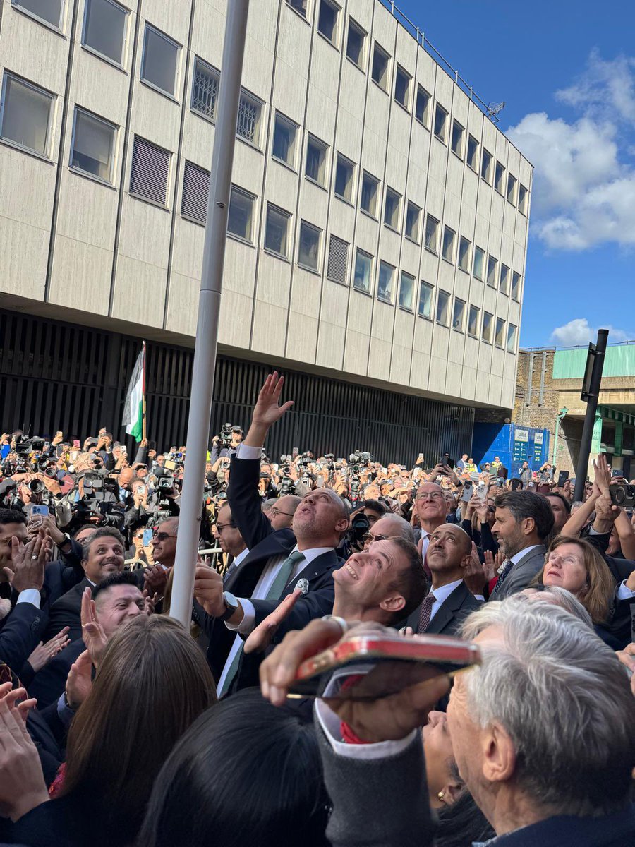 Palestine in the UK (@palmissionuk) on Twitter photo Today marked a historic day, a new chapter in the Palestinian struggle for freedom and sovereignty, and a first step towards correcting past injustices.
The team at the Embassy of the State of #Palestine and H.E. Ambassador <a href="/hzomlot/">Husam Zomlot</a> would like to thank you for joining us today Today marked a historic day, a new chapter in the Palestinian struggle for freedom and sovereignty, and a first step towards correcting past injustices.
The team at the Embassy of the State of #Palestine and H.E. Ambassador <a href="/hzomlot/">Husam Zomlot</a> would like to thank you for joining us today