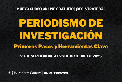 Conoce herramientas nuevas y clásicas para investigar mejor 📰

🚨 Nuevo curso gratuito: Periodismo de Investigación: Primeros pasos y nuevas herramientas

🗓️ 29 sep – 26 oct

👉 Regístrate GRATIS: bit.ly/4mUSnbY