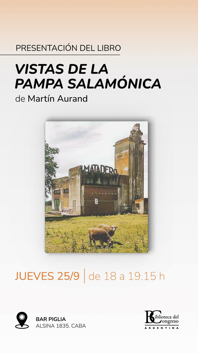 bcn_radio's tweet photo. 📌Seguimos en QR #quorumradial conversando con Martín Aurand, sobre el libro “Vistas de la pampa Salamónica”, que se presentará el jueves en la
@BCNArgentina @MondoSalamone 
#fotolibro #salamone 📷Escuchanos en vivo https://t.co/gLIzho7aPM https://t.co/fUziZdXror