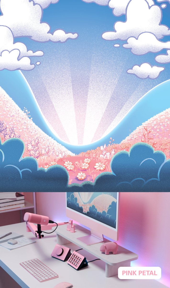 elgato's tweet photo. Click your favorite Dreamscape for a setup surprise.🌱❄️🌸🪻

Pink Petal &amp; Wild Lavender stock is running low: https://t.co/YPWIKcZjeK https://t.co/WsG2S2xLKN