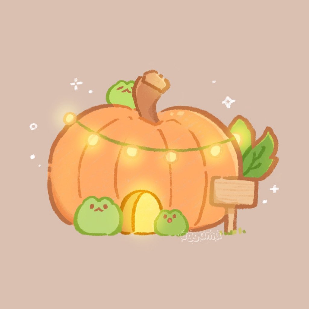 frogs in the fall 🎃🍁🐸 #froggie