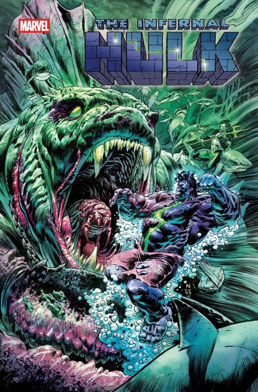Infernal HULK #2 cover. Special guest Namor… hmmm, whats going on here?