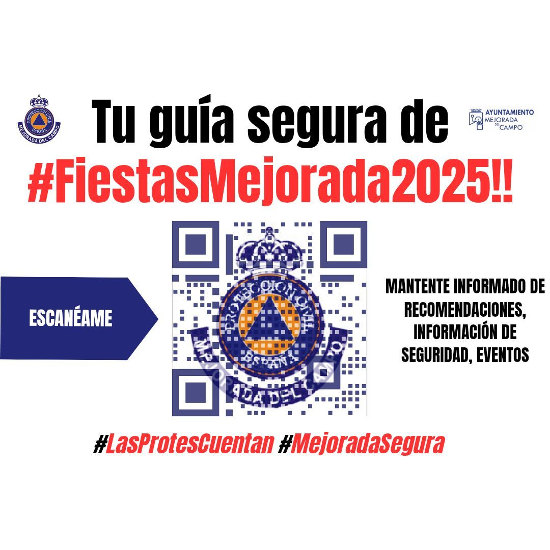PCivilMejorada's tweet image. #FiestasMejorada2025 Si vienes al recinto ferial en el #DíaDelNiño, pásate por nuestro puesto sanitario y pide nuestras pulseras #NoTePierdas para los peques!!

#LasProtesCuentan #PorTuSeguridad #SeguridadInfantil