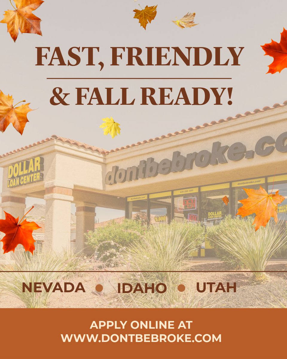 Fall into funds with DLC! 🍂Get the quick and easy cash so you start fresh this season!🤝