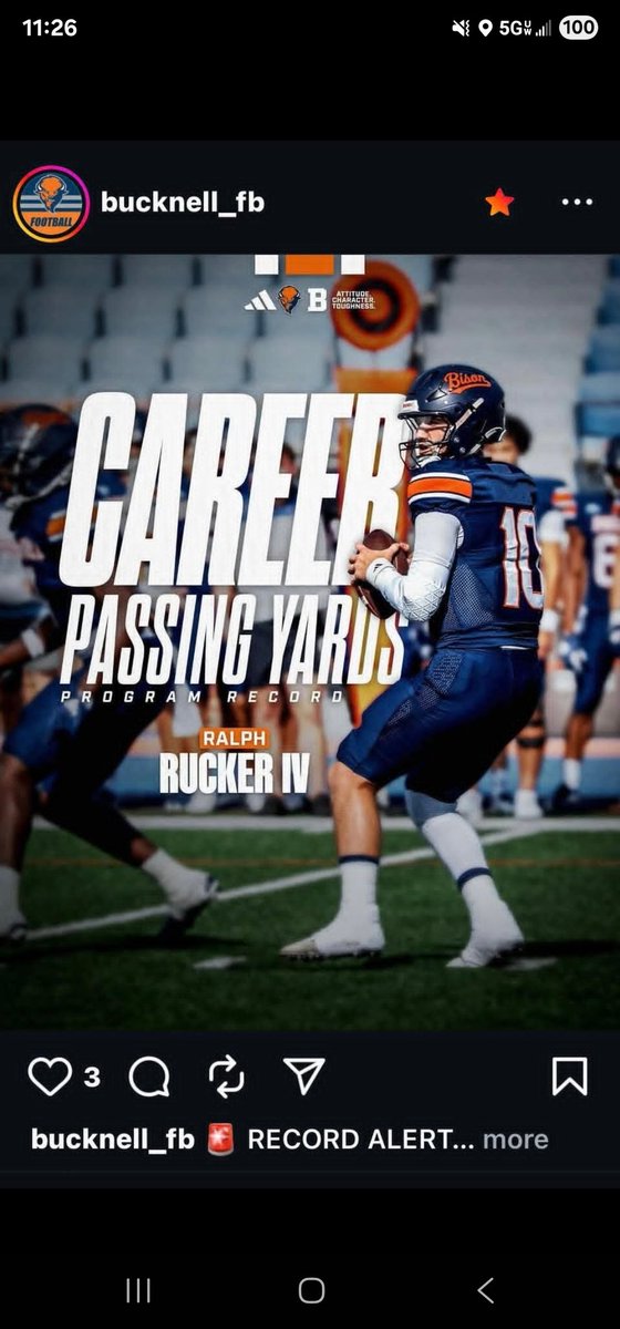 Congrats <a href="/ralph_rucker/">Ralph Rucker IV</a>! Proud of the leader you have become. #BucknellBison #OnceAWrestlerAlwaysAWrestler #GRIT