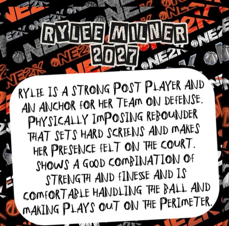 Trendsetters 💜
Kendie keith 2027
Damari young 2029
Rylee Milner 2027
D’Amore Scott 2028* not 2030 lol