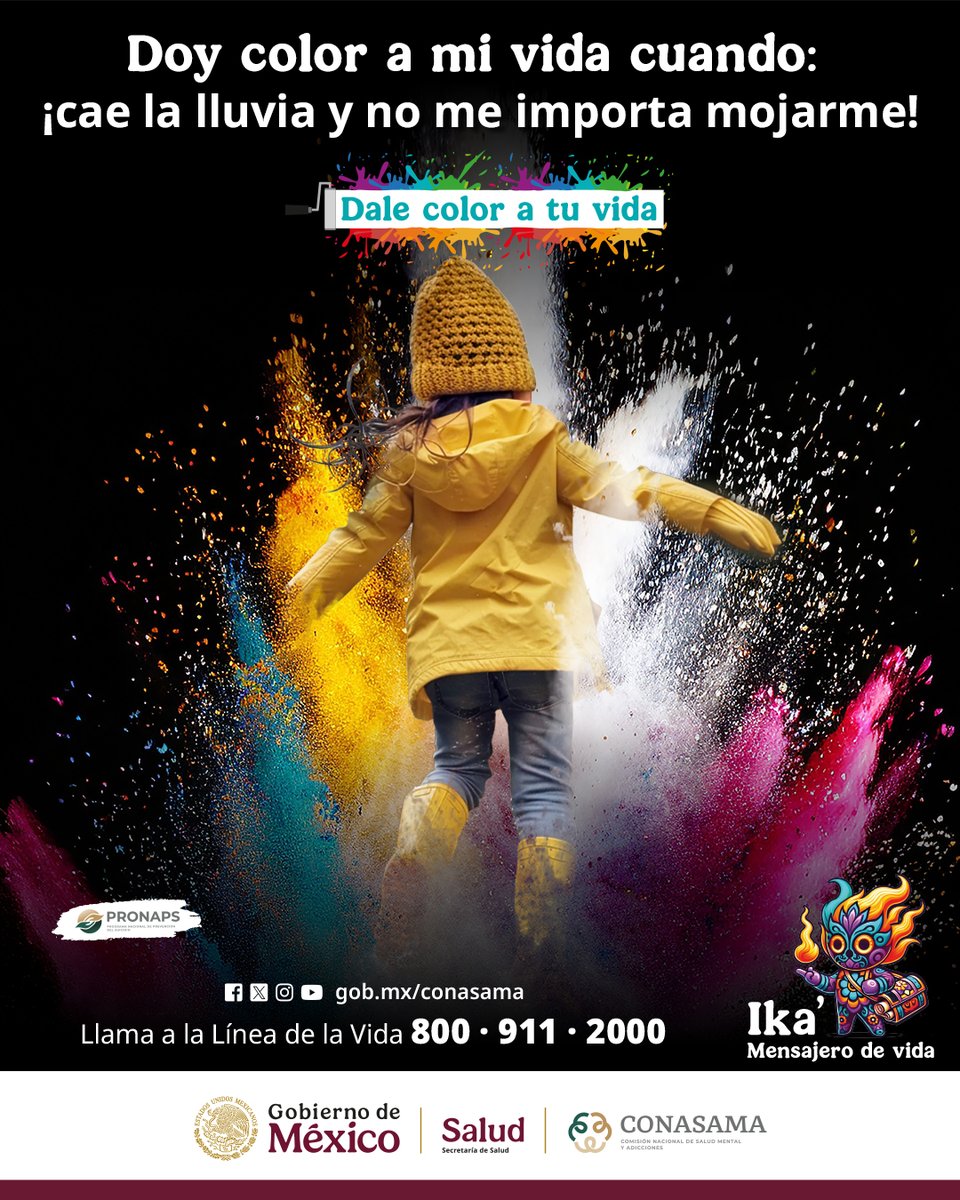 Hay días en los que lo más valiente es no correr a cubrirse. Sentir la lluvia es dejar que la vida nos toque sin miedo.
#DaleColorATuVida