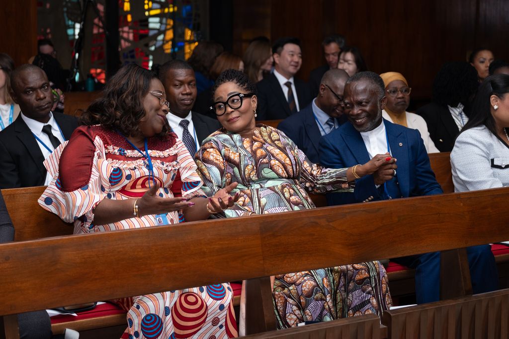 A Moment Of Hope ✨

H.E. Mrs. Lordina Dramani Mahama, First Lady of Ghana, addressed the 7th Annual Prayer Service for Children at the UN Church Centre, NY.

She called for faith, unity &amp; decisive leadership to protect children especially those affected by conflict urging global