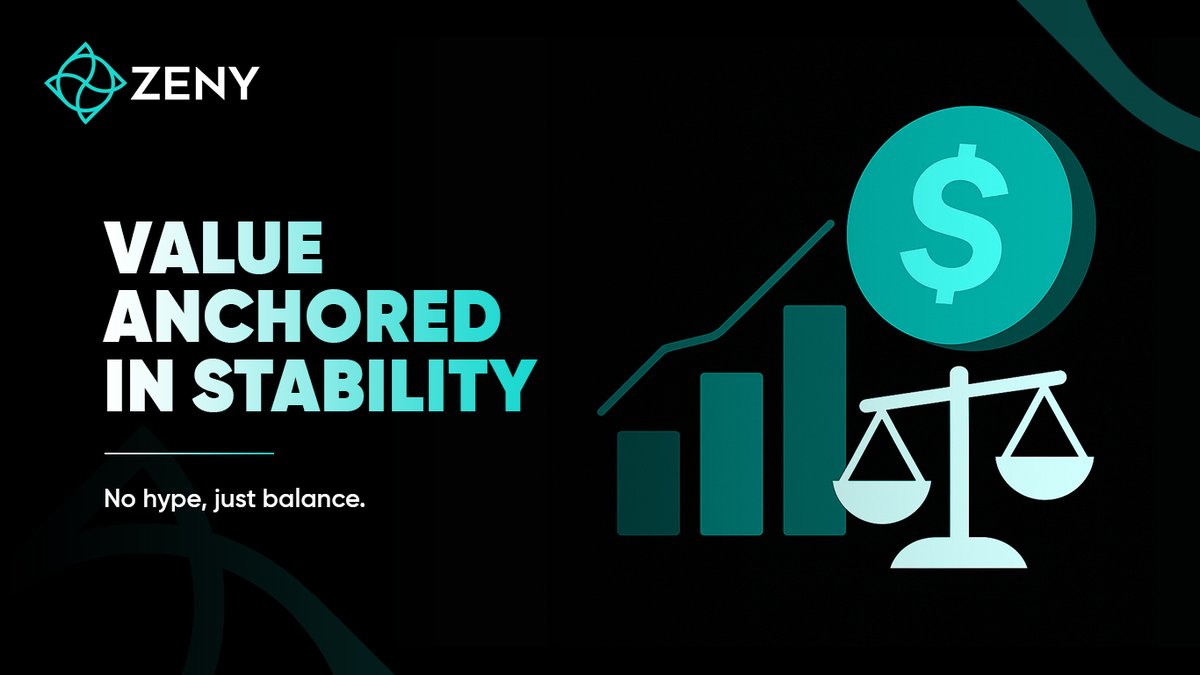 zenyprotocol's tweet image. ZENY’s design resists market swings ⚖️
Stablecoin anchoring + linear release deliver predictable and fair flows 🌐
Not hype-driven — resilience is built in for lasting value ✨
#ZENY #StableValue #SustainableWeb3