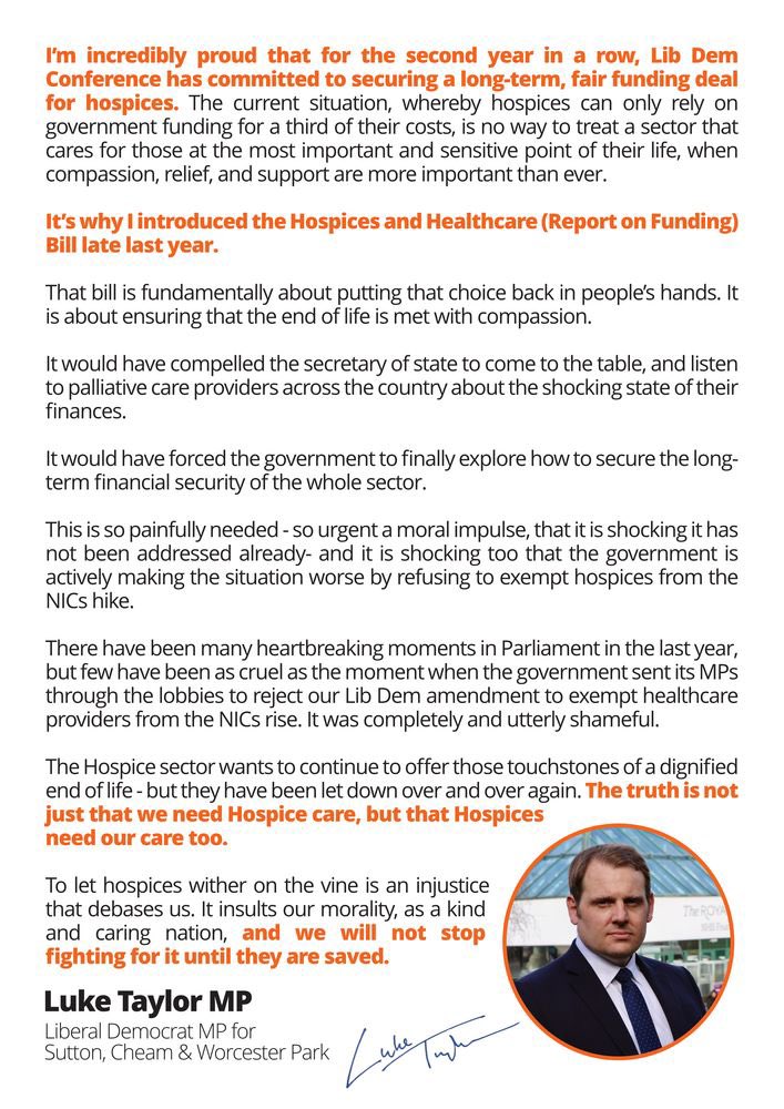 riotgrandma72's tweet image. 😷😷😷😷😷😷😷😷😷
Thank you @LibDems 
I have stage 4 bone mets.
My hospice is a big part of
My life/ sanity.

On a day when Nigel Farage made me cry with his cruelty and vicious racism, this is so cheering!

#LibDems