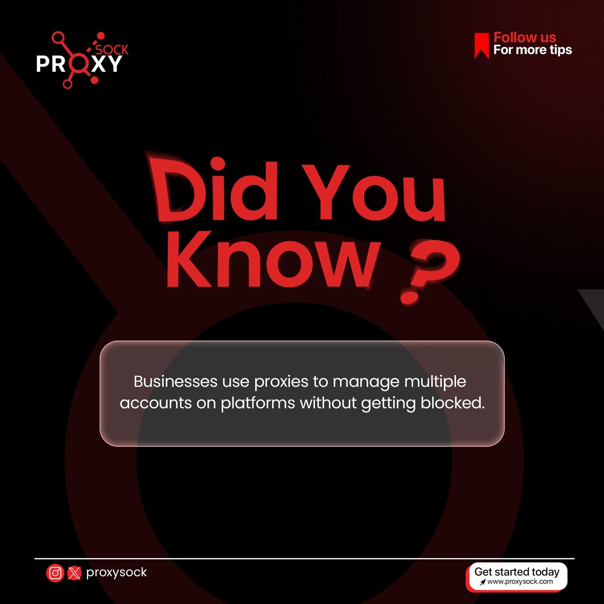 Cybertwts's tweet image. Endless possibilities to using proxies. Click link on bio to get started.