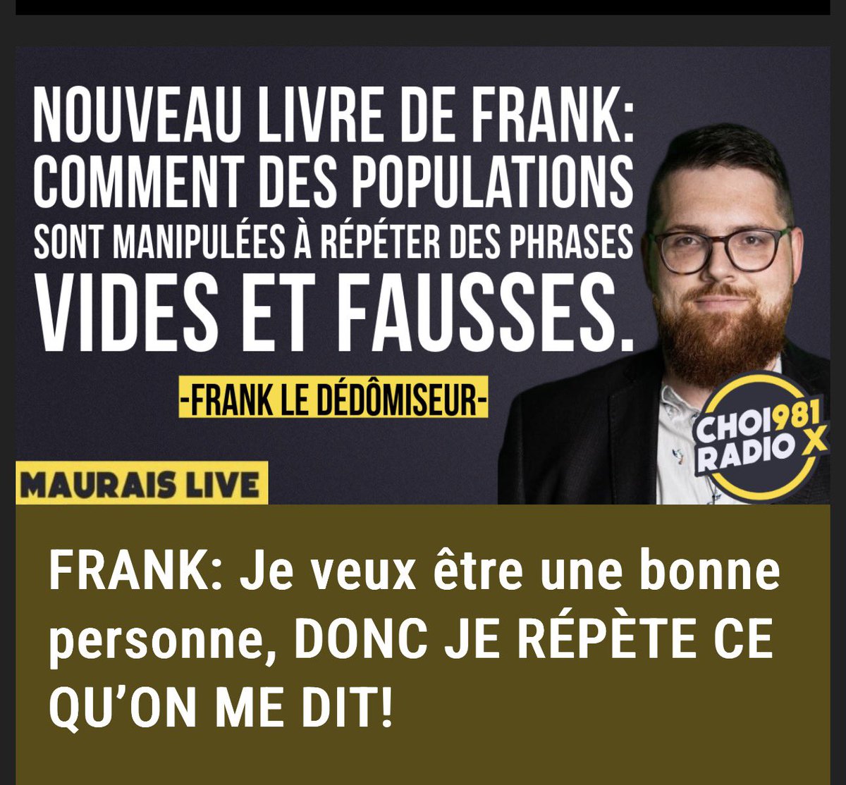 Maurais Live tweet media