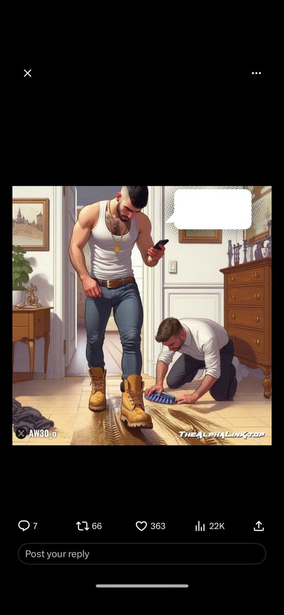 I’m seeking a dom man that can recreate this scene in a video with a sub. Rewards if u can. Dm me