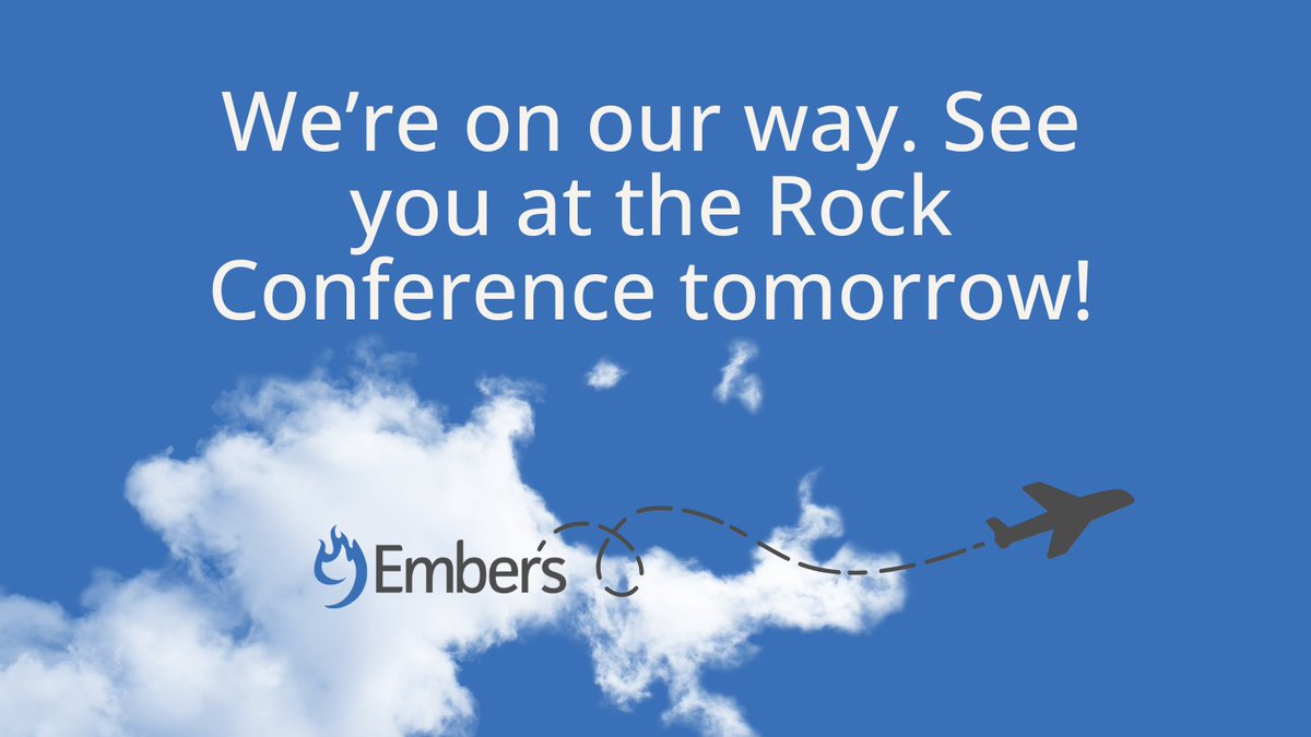 ✈️ Bags packed and ready! We can’t wait to connect at the Rock Conference tomorrow—who else is coming?