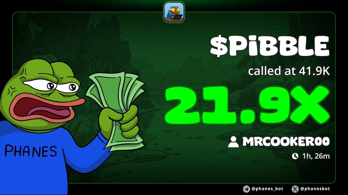 Sirleon1xx's tweet photo. We continue to earn with @MrCooker0 

It was shared on one of our paid channels. 

📌 If you'd like to join, send me a DM. 

$pibble

40k to 1M mcap 🔥 https://t.co/bDSlRsFEvD
