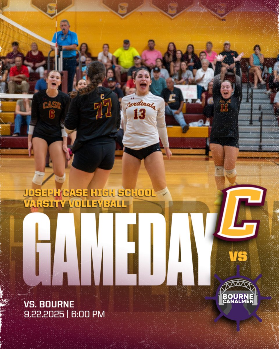 Volleyball hosts Bourne this evening! 6:00 PM #cardinals
