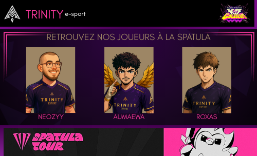Open Qualifier – Accès direct au MAJOR France 🚨
Notre équipe sera représentée par :
🔥 <a href="/NeozyyTFT/">Neozyy</a> 
🔥 <a href="/AumaewaTFT/">Aumaewa</a> 
🔥 <a href="/SlyBlade_307/">TnT RoXaS</a> 
Ils donneront tout pour décrocher leur place au MAJOR France 💪🇫🇷
Soutenez-les dans cette aventure et restez connectés pour suivre leurs