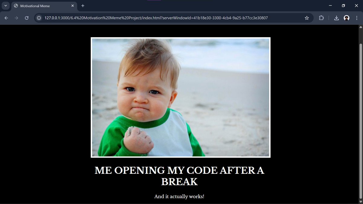 bluedev_py's tweet image. Day 44/100 – Web Foundation🌐
> Intermediate CSS
> Built a Motivational Poster Website
#100DaysOfCode
#pythonprogramming
#pythononlinetraining
