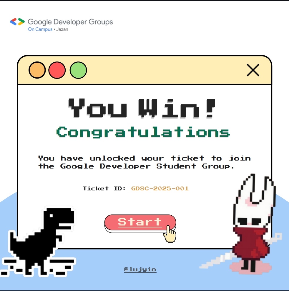 سعيد لانضمامي إلى نادي قوقل بجامعة جازان و متحمس أبدأ رحلة جديدة مليئة بالتعلم والتجارب المميزة 💥✨
#GoogleClub