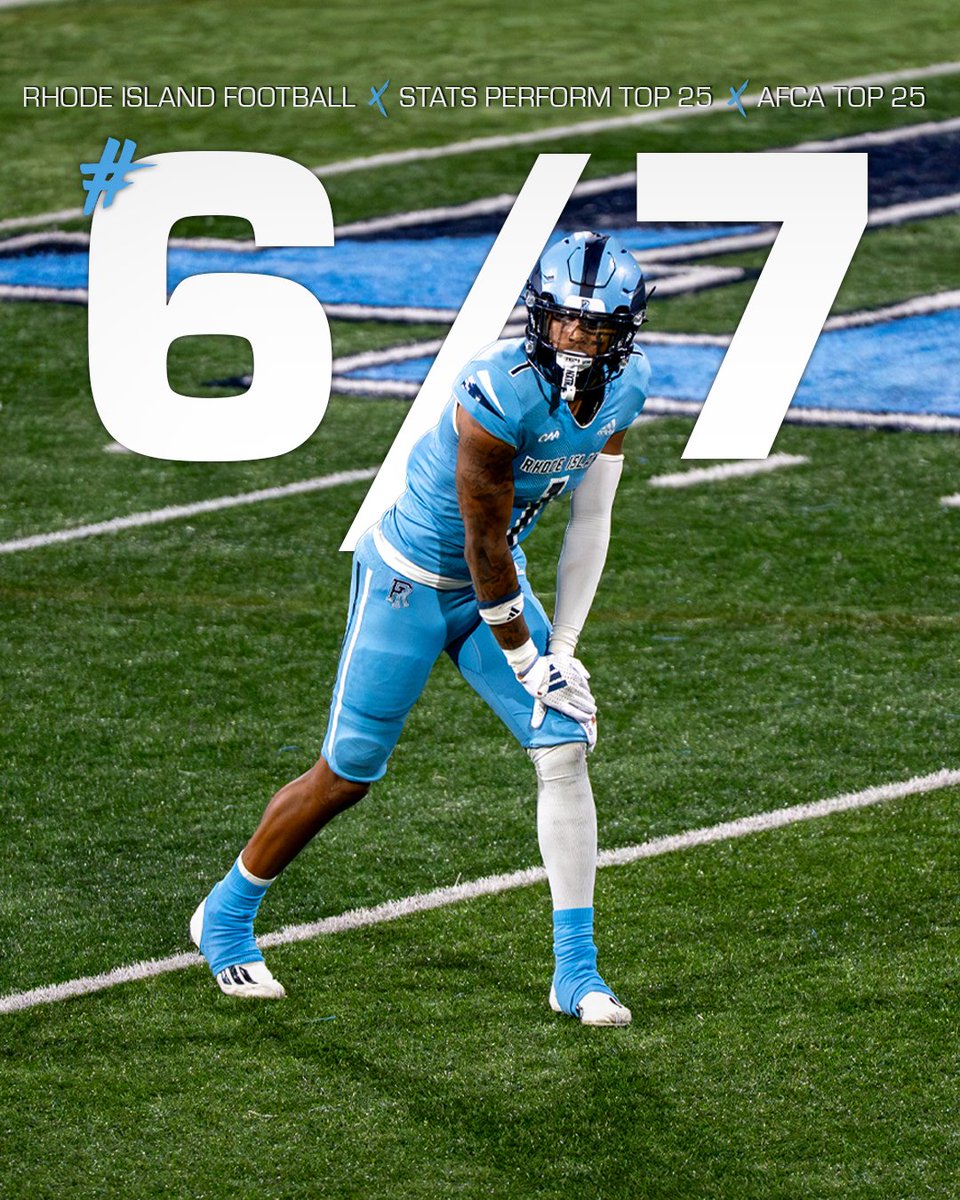 Rams check in at No. 6/7 in this week's national polls 📈

#3MoreFeet

📰: gorhody.com/news/2025/9/22…
