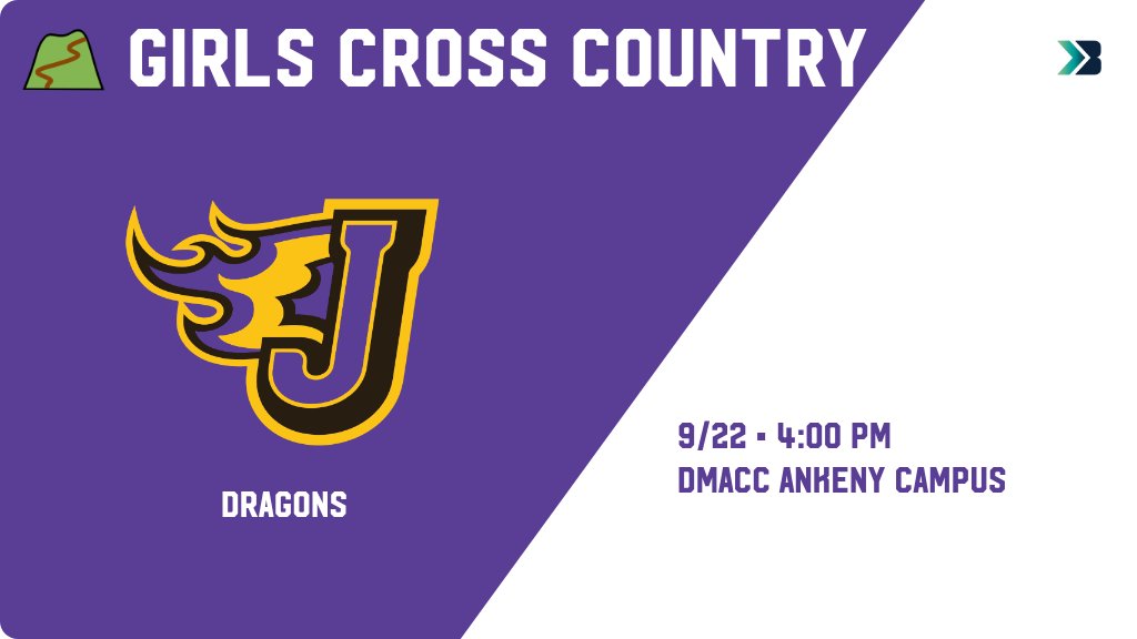 Girls Cross Country (Middle School) Meet Day! - Check out the event preview for the Johnston Dragons. It starts at 4:00 PM and is at DMACC Ankeny Campus. gobound.com/ia/ighsau/girl…