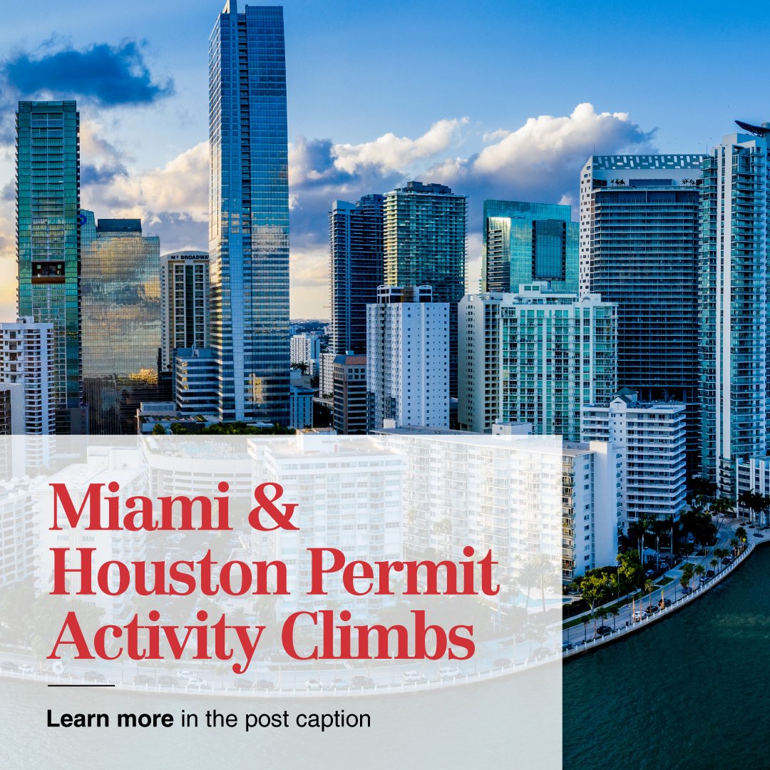 Miami and Houston are leading a permitting rebound, signaling strong multifamily momentum.

To stay ahead, CRE brokers should track permit spikes to source sites and capital ahead of rent gains.

Read More: bit.ly/4nfUyHQ