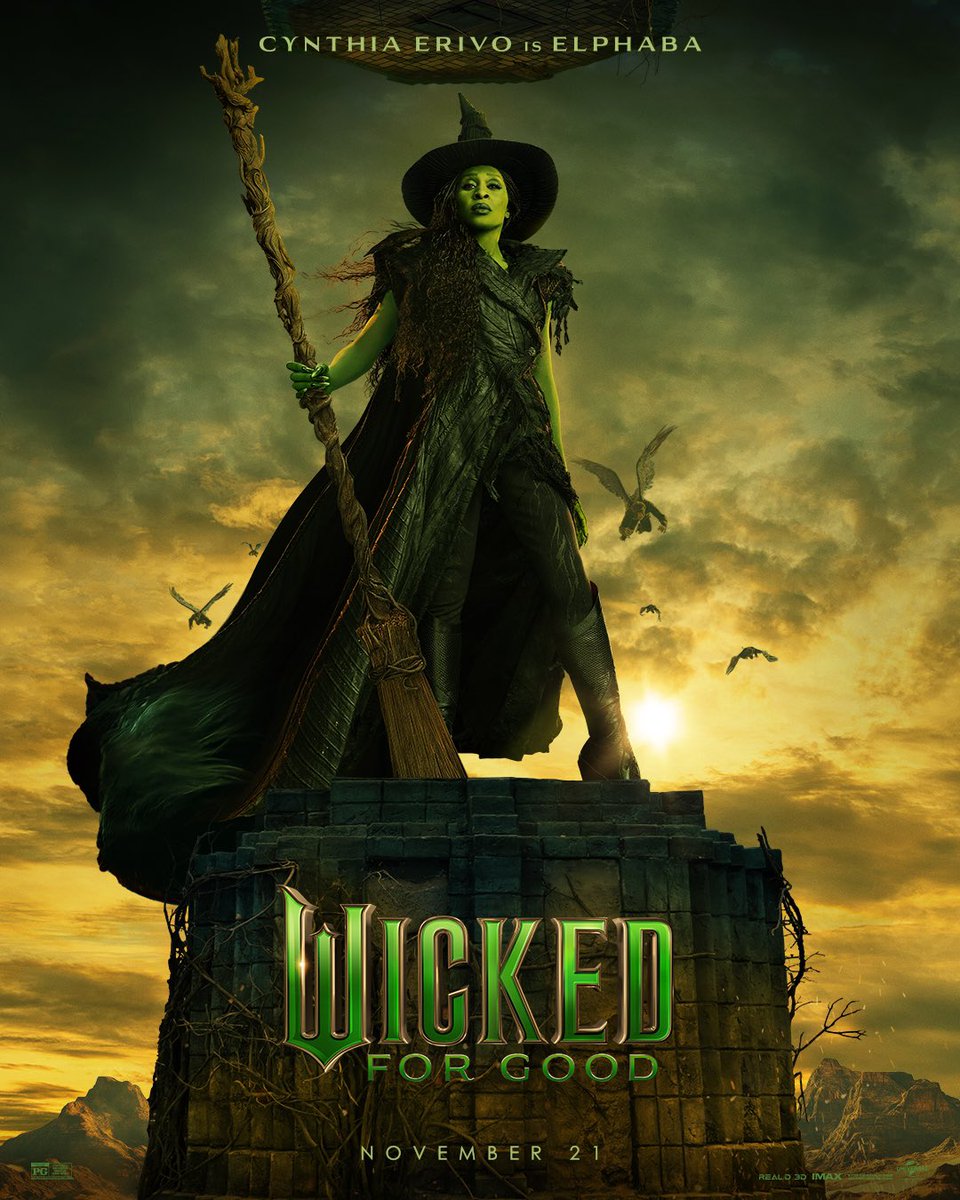 asfilms_'s tweet photo. Nuevos posters individuales de Wicked: For Good

¿Superando a los de la primera entrega? https://t.co/lcDuVCOTQm