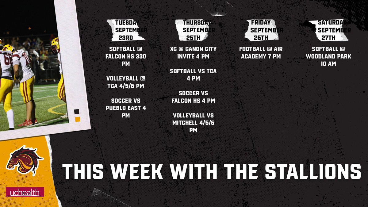 Good luck to our Stallions this week as several teams begin CSML League play! #StallionUp <a href="/coloradopreps/">Colorado Preps</a>