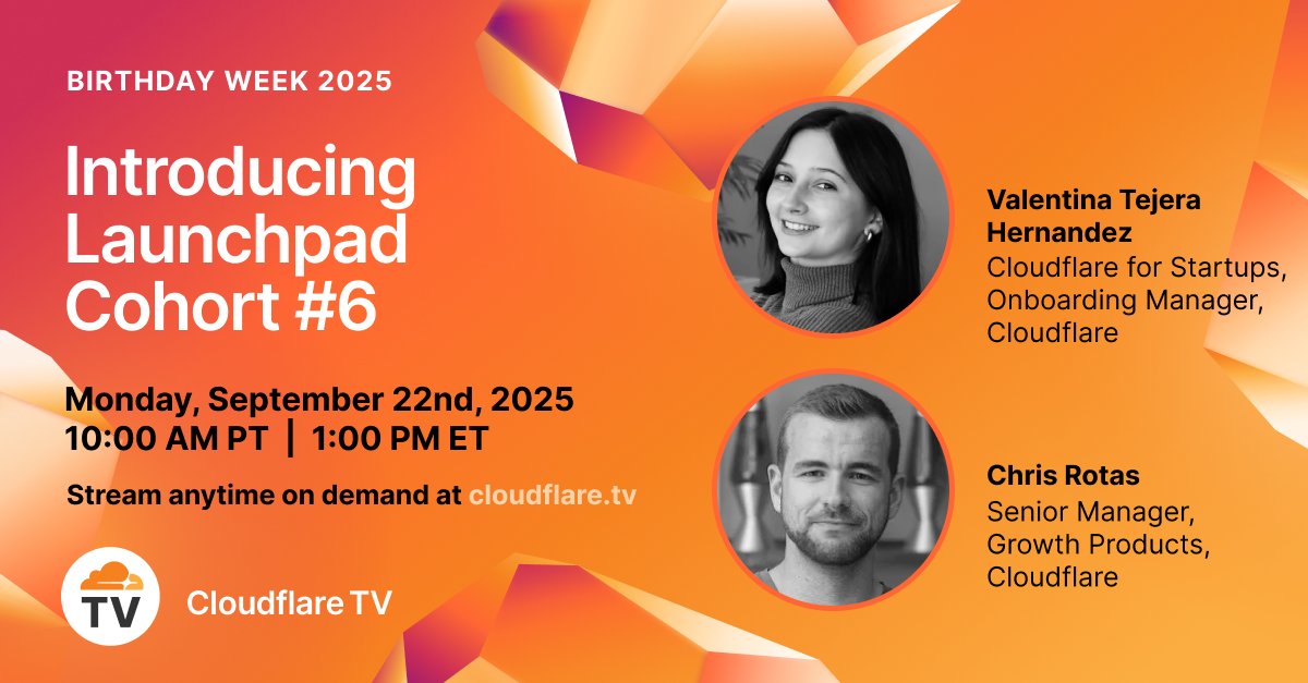 Cloudflare TV tweet media