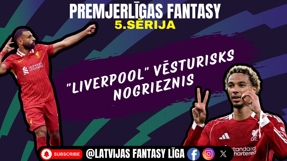 "Liverpool" dominanta, vairāki Fantasy menedžeri turpina perfekti | EPL #5  

Skaties <a href="/Sportazinas_com/">Sportazinas.com</a> portālā

Neaizmirsti pievienoties Sportazinas.com publiskajai līgai un cīnies par lieliskām balvām

sportazinas.com/fantasy-sports…