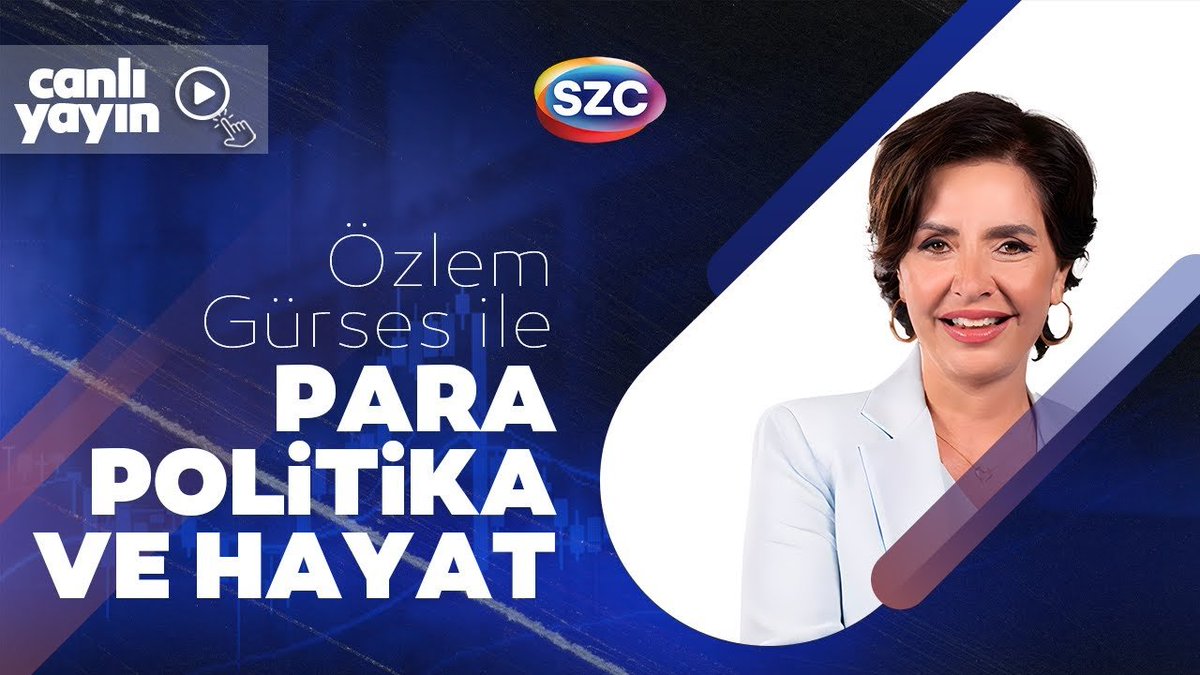 #CANLI  Özlem Gürses ile Para Politika ve Hayat  <a href="/OzlemGurses/">Özlem Gürses</a> 

KONUKLAR: 
Jeolog - Prof. Dr. Şener Üşümezsoy <a href="/ProfDrUsumezsoy/">Prof. Dr. Şener ÜŞÜMEZSOY</a> 
Yatırım Danışmanı - Mustafa Mente <a href="/mustafamente/">Mustafa Mente</a> 
Siyasal Analist - Ceren Kumbasar Mumay <a href="/cerenkumbasar/">Ceren Kumbasar Mumay</a> 

youtube.com/live/wbIxqpenh…