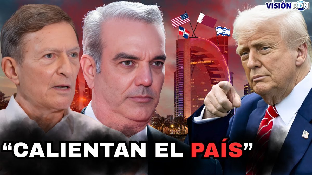 BOMBAZO: Posición de RD sobre Qatar ENCIENDE crisis con Israel y EE.UU. - CONFLICTO INMINENTE dlvr.it/TNDbY1