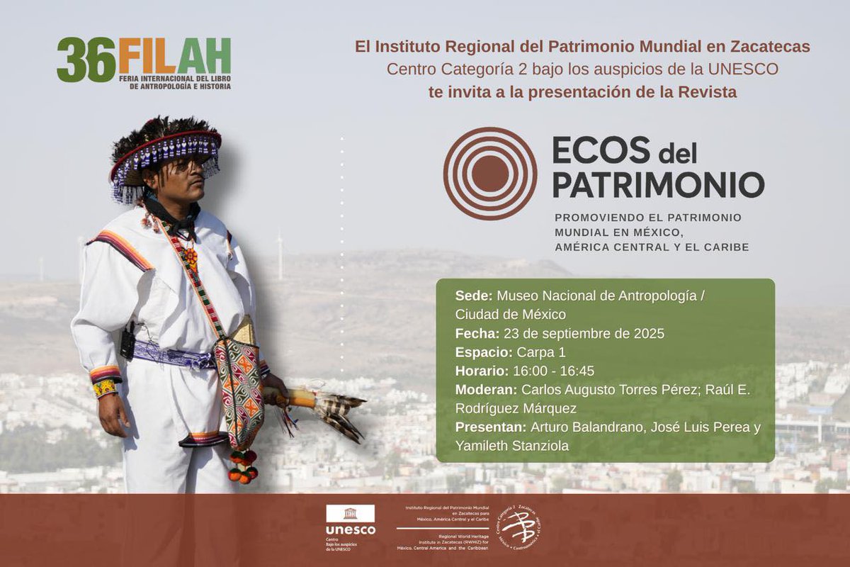Instituto Regional del Patrimonio Mundial en Zac tweet media