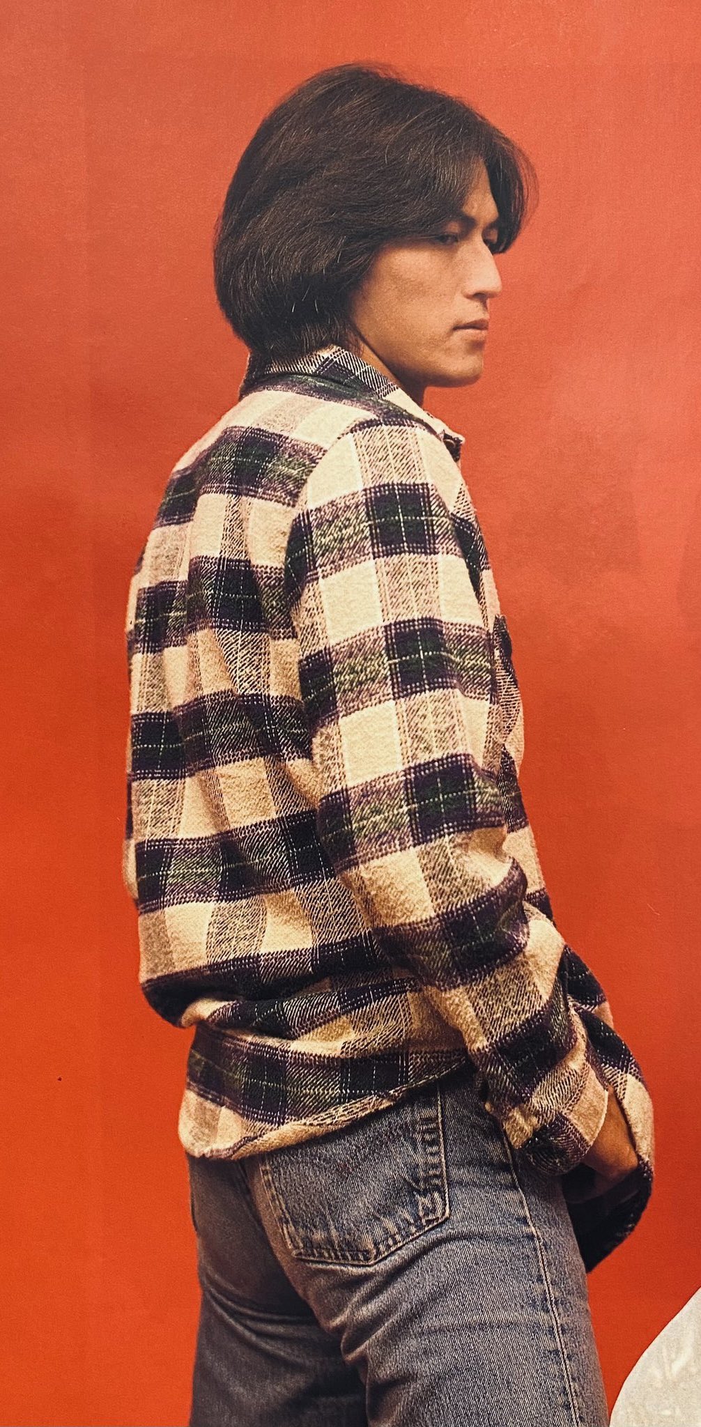 希少レアB'z 稲葉さん　OCEAN PV着用柄違い　セルフォンティーヌジーンズ 希少レアB'z 稲葉さん OCEAN PV着用柄違い セルフォンティーヌ