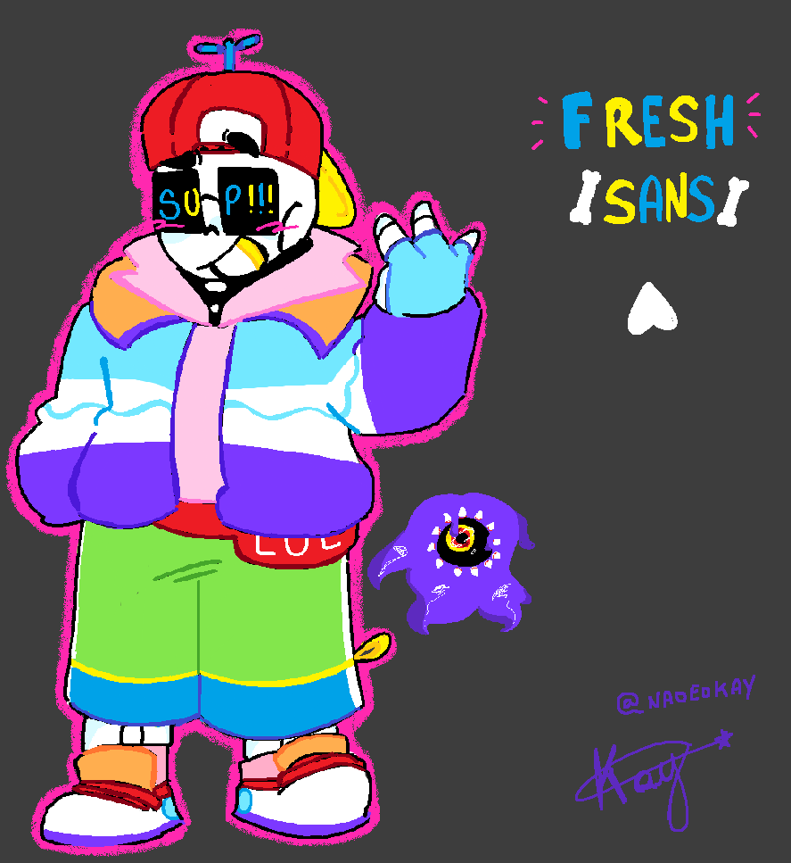 naoeokay's tweet photo. Sup folks, YOLO!!!
Made in Paint.
#freshsans #underfresh #paint https://t.co/xdfoBgJdu1