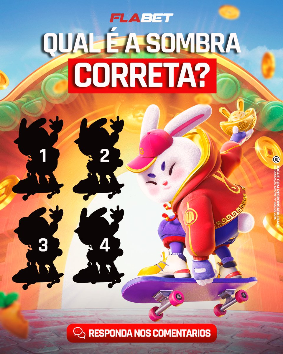 ganheibet_br's tweet photo. 🐇 PASSA A VISÃO: qual dessas sombras é a do Fortune Rabbit? 🎰👀

Acerte na escolha e bora ver se a sorte te acompanha! 🍀

Acesse https://t.co/teVW1vCNmp e jogue com responsabilidade!
🔞 #FlaBet #FortuneRabbit https://t.co/80UkHibex7