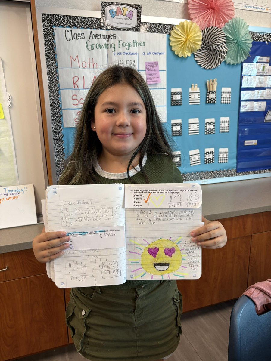 NikkiG_CTES's tweet image. SISD Think Along Plan going strong in 4th grade. We are growing in confidence one day at a time ✖️➗➕➖ Proud of my little mathematicians 🤓 #CTEHeartAtWork