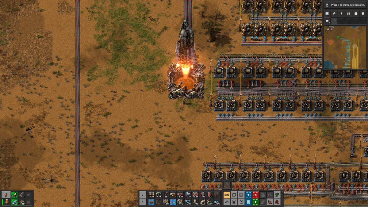 032Zero's tweet image. It took me 9 years, Hundreds of new starts, hundreds of hours of me frying my brain but i did it.... i beat Factorio!!!!!!!