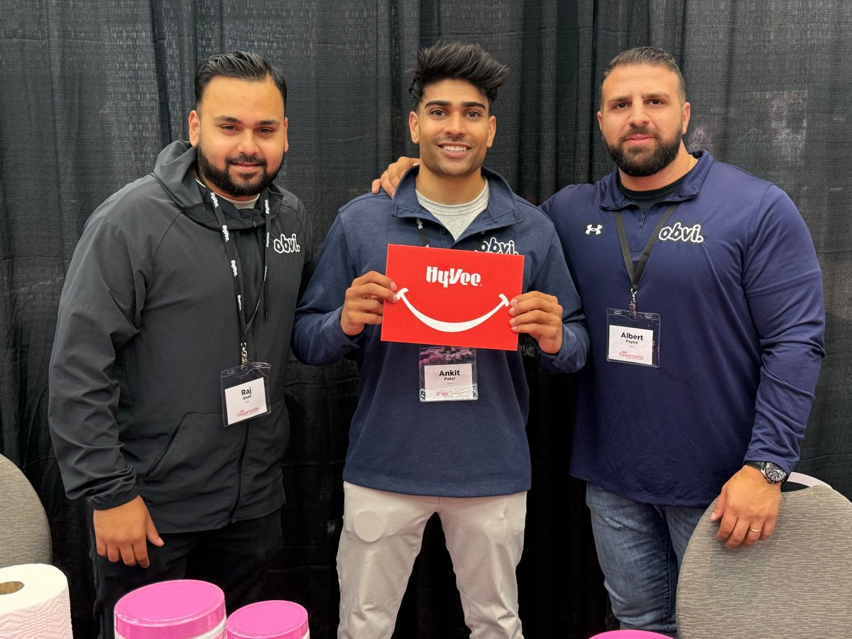 kreatekit's tweet image. Just got the fastest YES we’ve ever seen.
Obvi pitched at Hy-Vee’s Opportunity Summit and walked away with a red ticket.
Rolling into Hy-Vee stores this January.
Midwest, let’s do this. 💖🔥
#CPG #RetailWins #Obvi