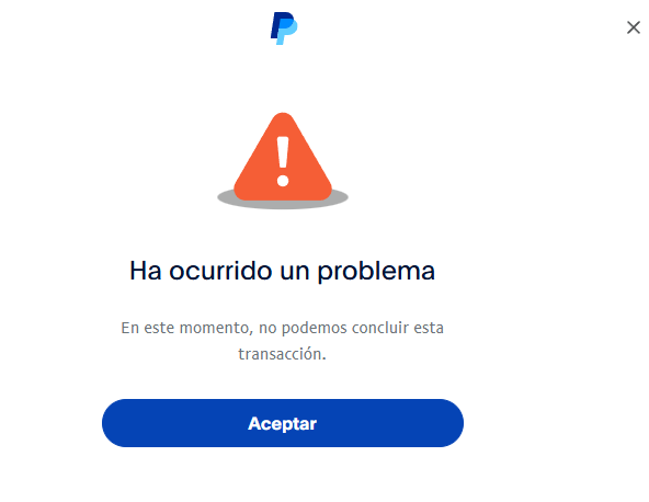 arieldidicsgo's tweet image. Alguna solucion para esto , paypal :/