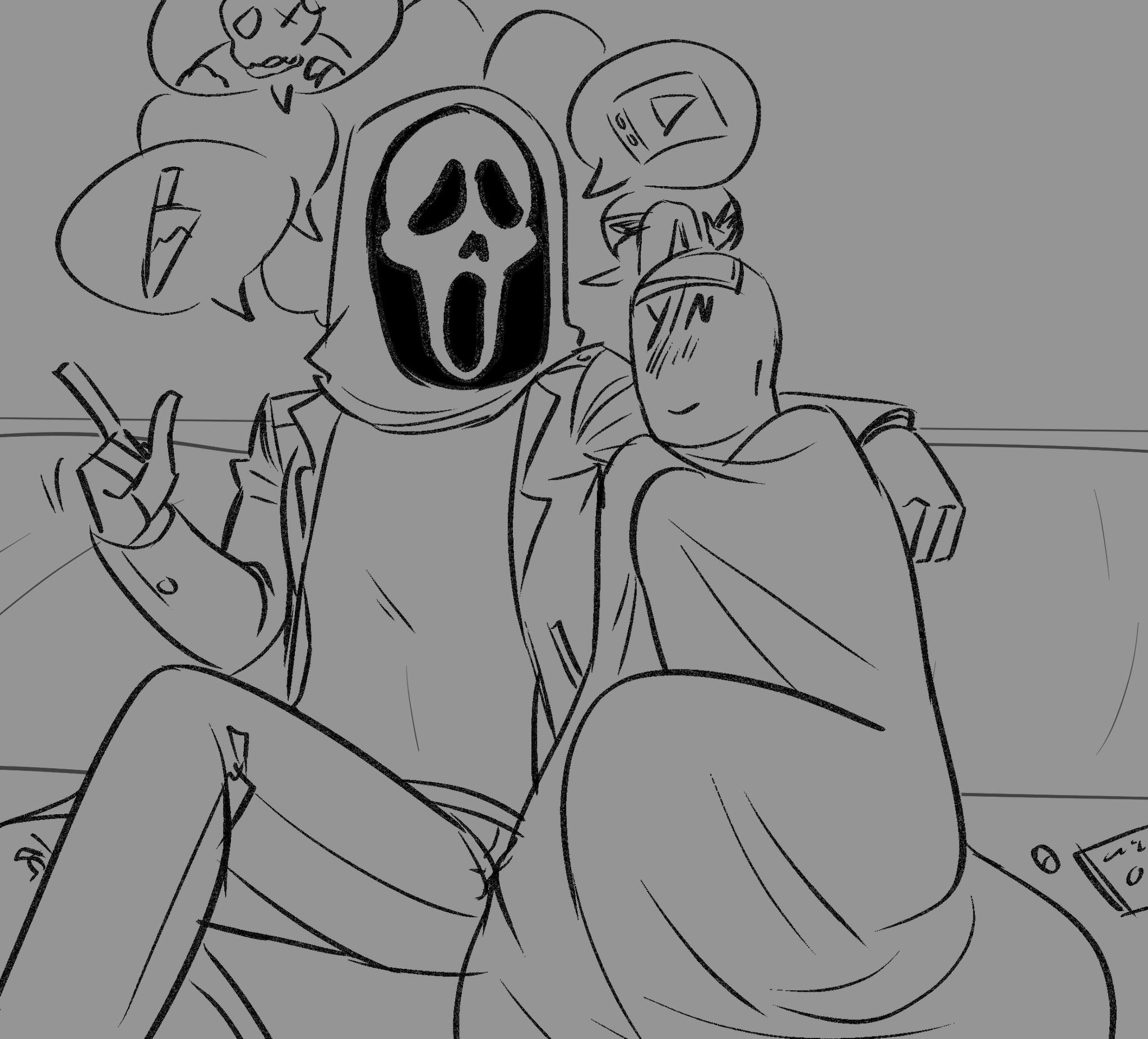 Horror/Romance Game, a slasher dating simulator on X: 