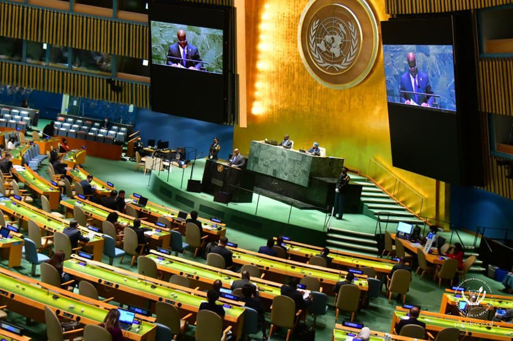 Invité par le secrétaire général de l’ONU, Antoniô Gutteres, le président de la République Félix Antoine Tshisekedi Tshilombo a participé, ce lundi au siège de l’ONU, parmi  plusieurs autres chefs d’Etat, à la Conférence de Haut niveau sur les 80 ans d’existence de cette