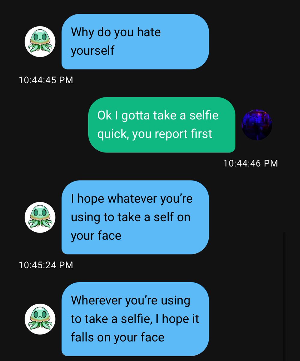 iDJR93's tweet photo. So much hate for iSelfie69 #letmetakeaselfie https://t.co/oROYU4JXwF