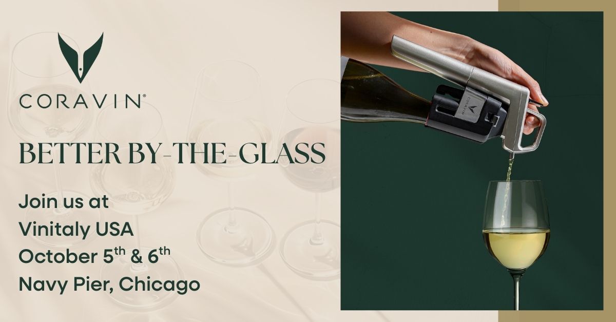 Coravin's tweet image. We’re headed to Vinitaly USA 2025! 

Find Coravin at the Totem Space to meet our team and see our wine by-the-glass systems in action.