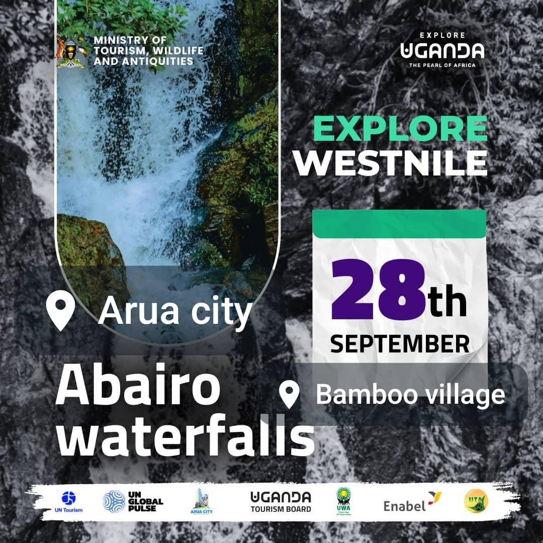 wambuzi_kyobe's tweet image. “Abairo Waterfalls – a hidden wonder of Arua! 🌊✨ Don’t miss the magic as the Explore WestNile Caravan brings this breathtaking gem to life. Be part of the journey!”
#MeetNGreet26thSept #NationalCelebrations27thSept
#BeerRunSun28thSept #AruaCity #FreeEntry #Exhibitions #Fun