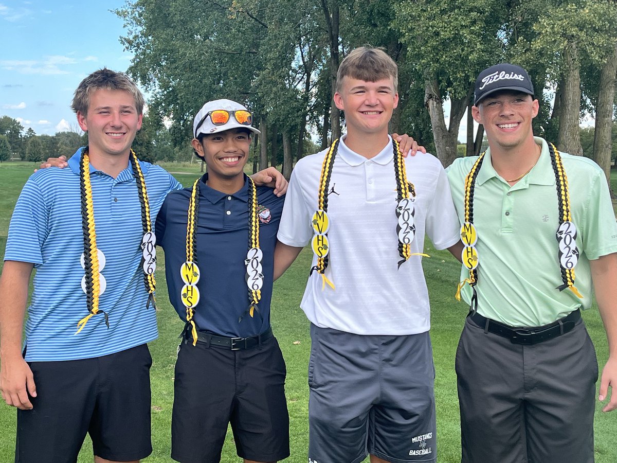 Senior Day! Congratulations to Kooper, Dayton, Tyler, and Logan on great careers/seasons! You are all awesome young men who always represented the team and Mustang Athletics proudly! Finish the season strong boys! Go Go Mustangs! <a href="/MeteaAthletics/">Metea Athletics</a> <a href="/meteavalley/">Metea Valley HS</a> <a href="/MeteaBoosters/">Metea Boosters</a>