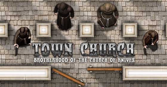 Town Church (Church of Knives), a church run by thieves who rob from the rich and give to the poor. But will you rob them in this adventure module. #RPG #VTT #Roleplaying 
wyldfurr.com/9x8q