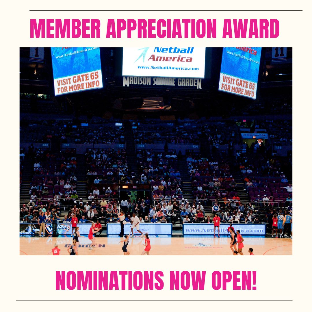 Netball America (@netballamerica) on Twitter photo Your chance to recognize a member of your club who has made a big contribution this year.
β
Member clubs can submit one nomination.
β
Share 200 words about them.
β
Email to info@etballamerica.com.
Who will you nominate?
Nominations close Oct. 3. #Netball #NetballFamily Your chance to recognize a member of your club who has made a big contribution this year.
β
Member clubs can submit one nomination.
β
Share 200 words about them.
β
Email to info@etballamerica.com.
Who will you nominate?
Nominations close Oct. 3. #Netball #NetballFamily