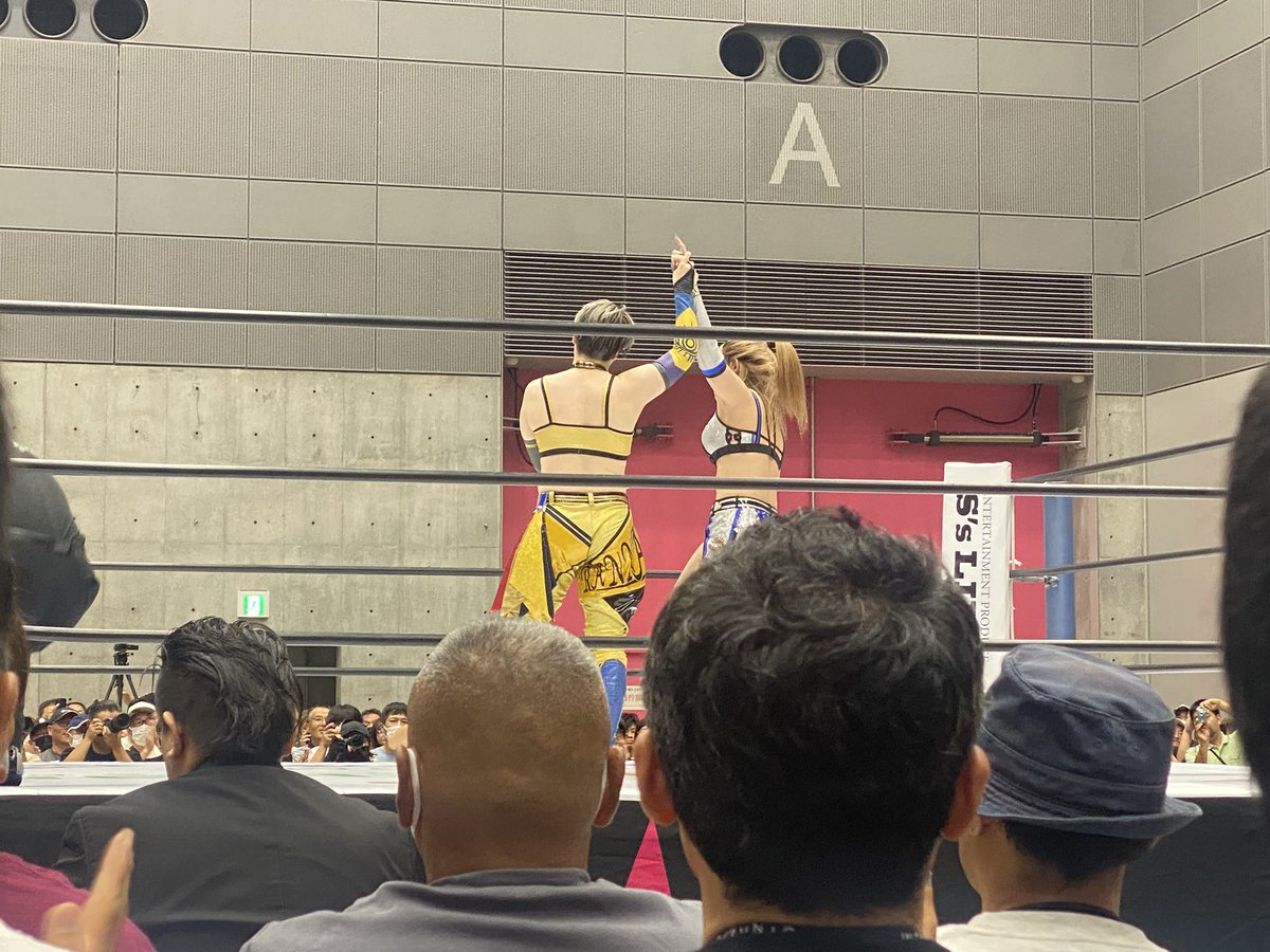 chanayu_a's tweet photo. STARDOM良かった♡♡
今回も可愛すぎでしょ!!

 #STARDOM  #鹿島沙希  #女子プロ https://t.co/wpsqcvLgji
